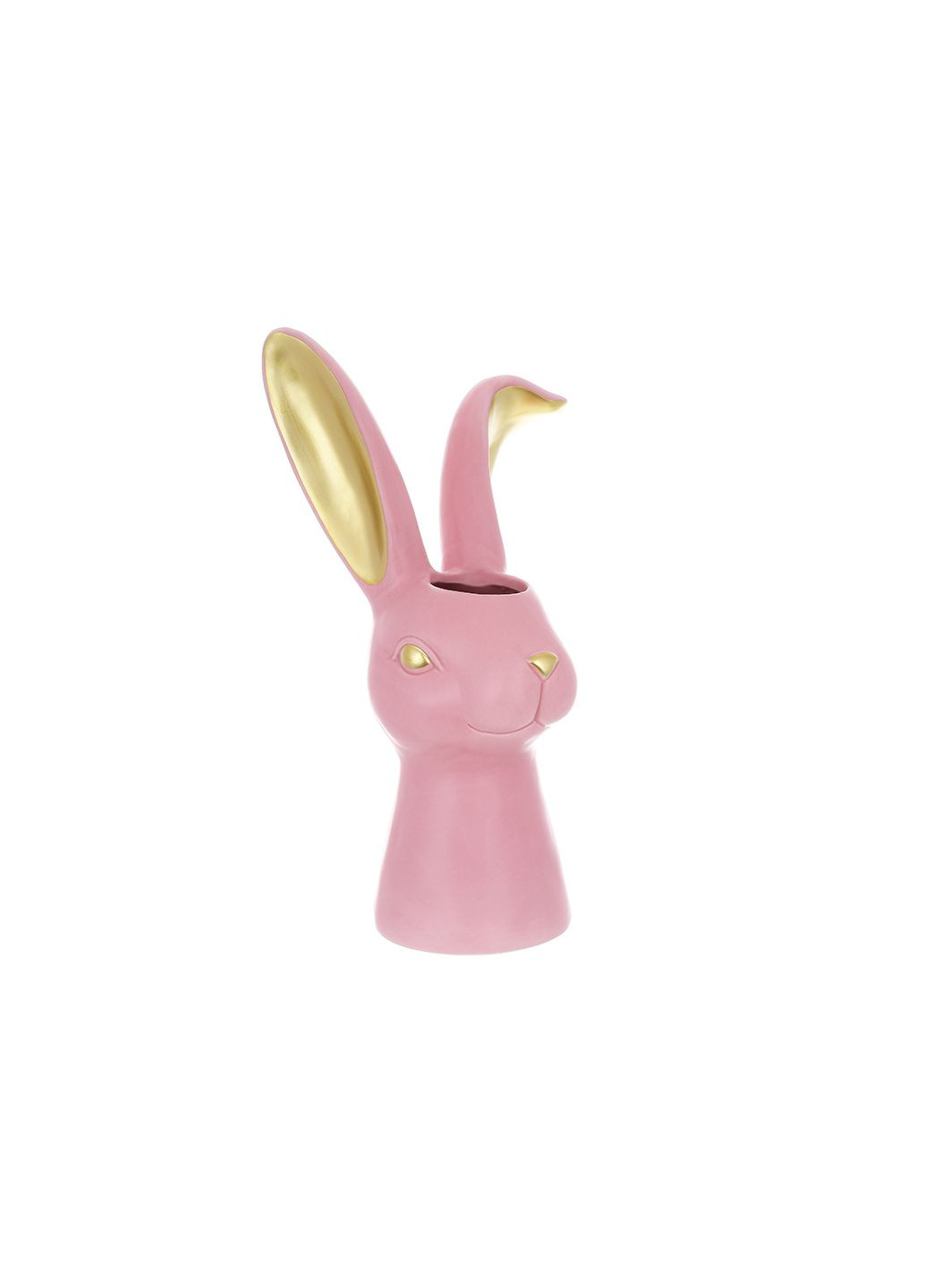 Ваза керамическая Кролик, 35.5см, цвет-матовый с золотом. BonaDi (296008546)