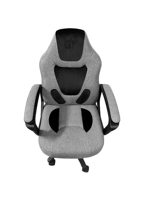 Геймерське крісло X1414 Fabric Gray/Black Suede (Kids) GT Racer (278369158)