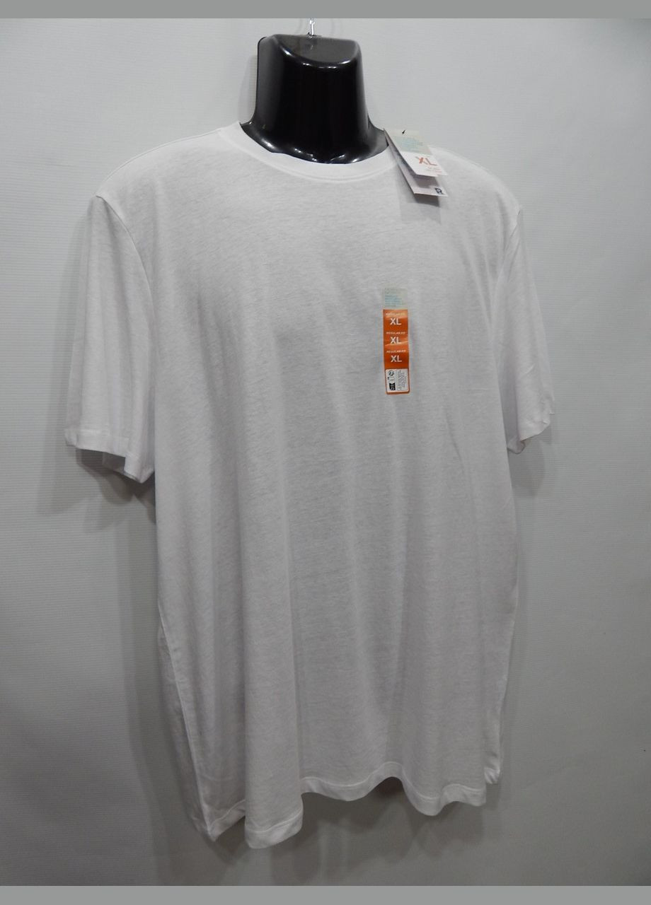 Белая мужская футболка cares оригинал р.52 057fmls (только в указанном размере, только 1 шт.) Primark