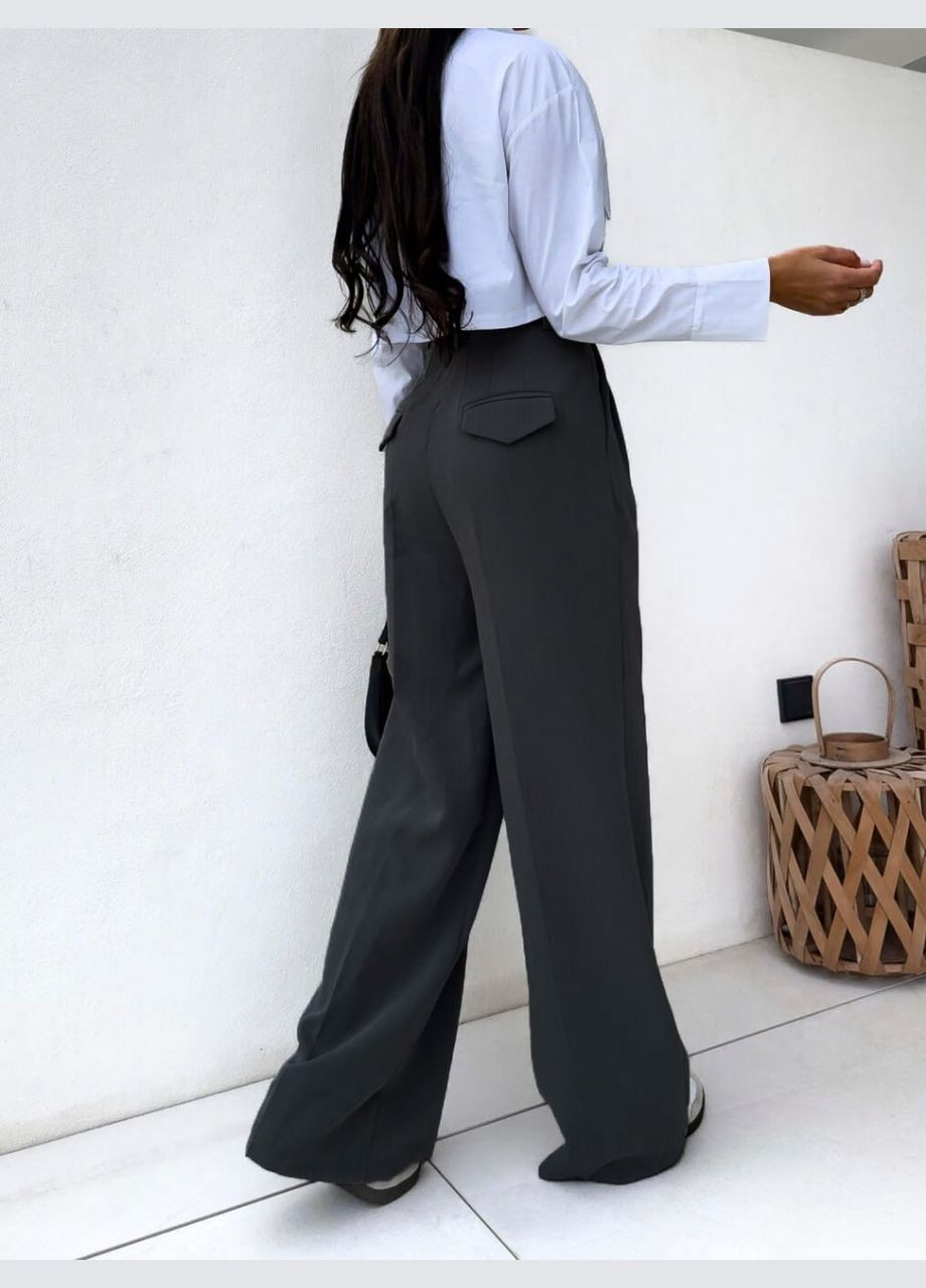 Біла бавовняна сорочка з довгим рукавом і двома кишенями на грудях, якісна легка укорочена літня сорочка No Brand 2013 (300258370)