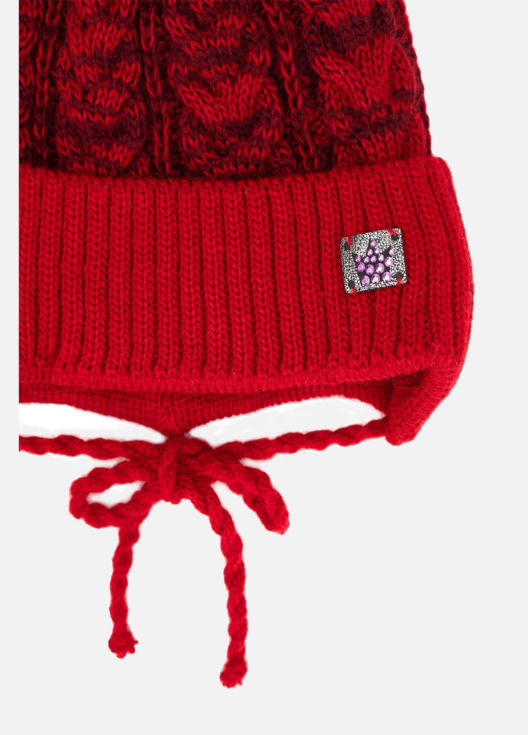 Шапка для дівчинки колір червоний CB-00201702 Vertex (325813479)