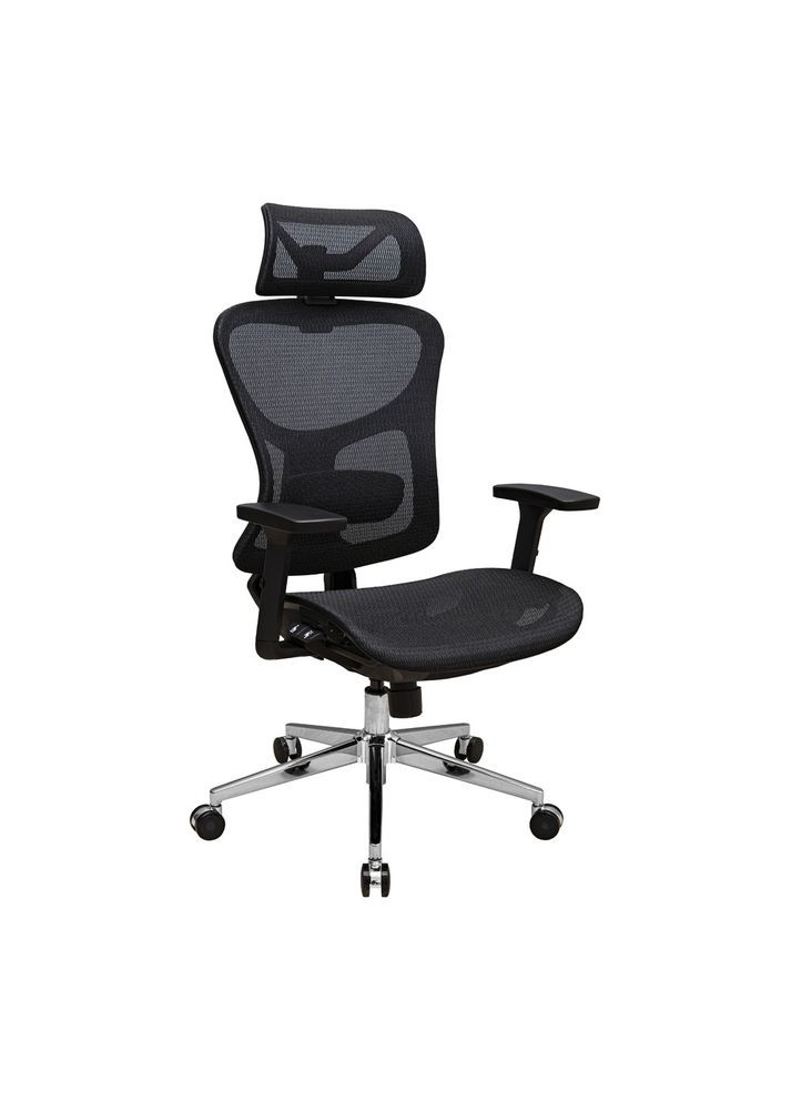 Крісло Ергостар Хром Synchro Сітка Richman (373315436)