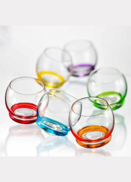 Набор рюмок Crazy b25250-D4718-060 60 мл 6 шт. Bohemia (336878346)