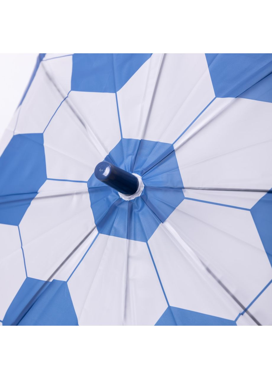 Синя} класична дитяча парасолька-тростина напівавтомат з поліестеру 8 спиць діаметр 82 см синя hp-23-9bl Yiwu (370675795)