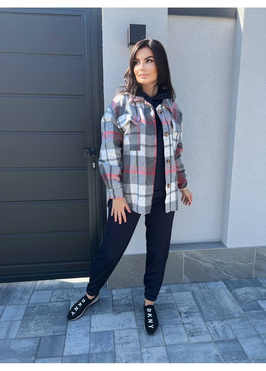 Серая рубашка Fashion