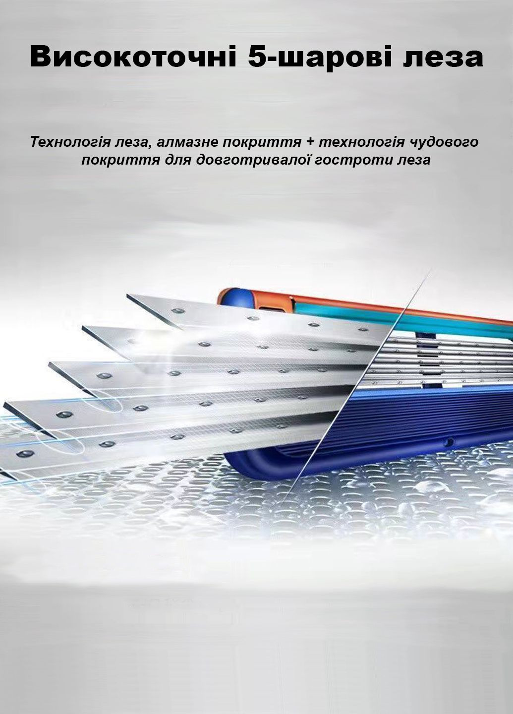 Станок для бритья мужской (Бритва) Geely Yilong Flexball с 4 сменными картриджами No Brand (295349871)