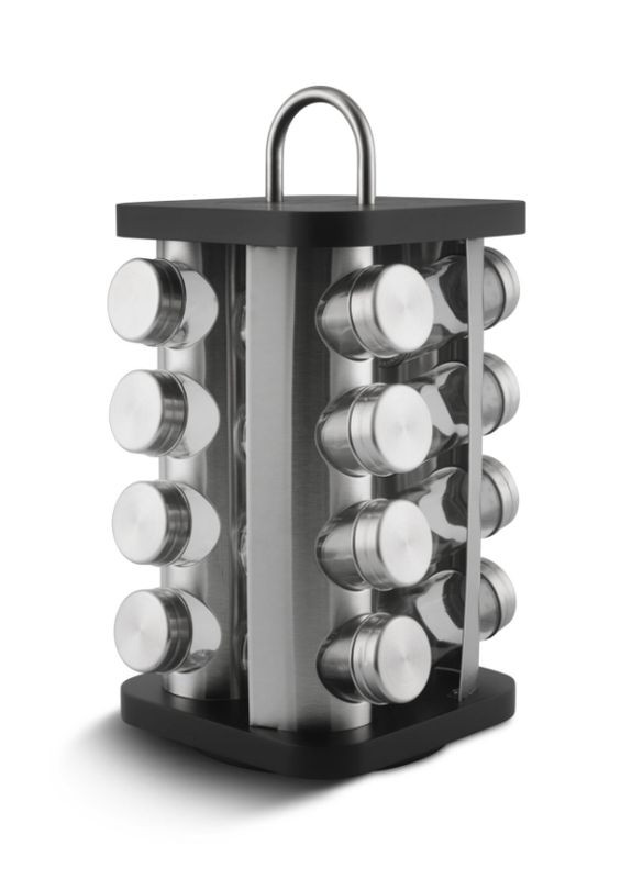 Спецівниця на підставці 17 предметів 17х18х18 см EB-4029 / Набір для спецій Edenberg (335835102)