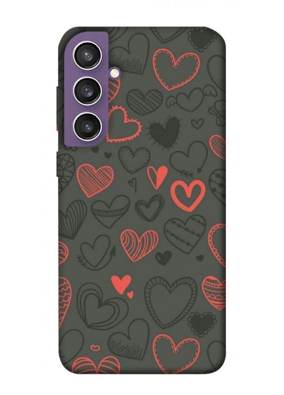 Чехол с принтом для Samsung Galaxy S23 FE / для Samsung галакси С23 фе Милые сердца No Brand (338610316)