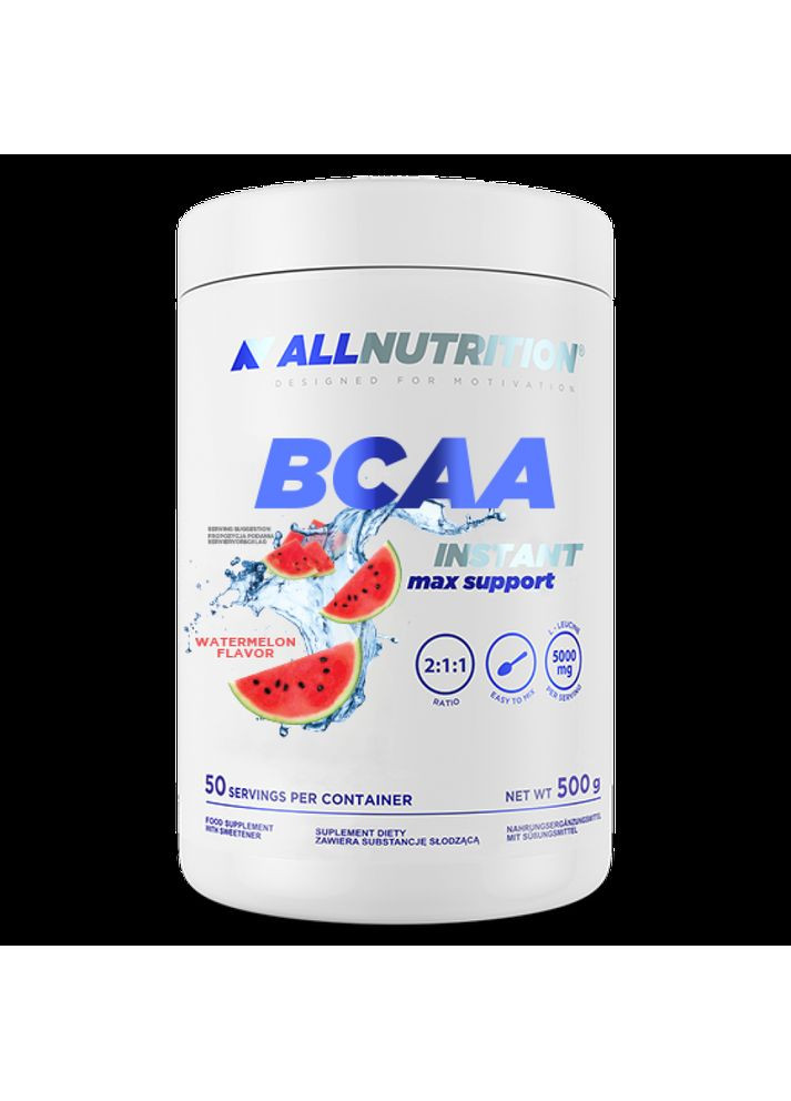 BCAA Max Support Instant - 500g Watermelon Allnutrition (369397129)