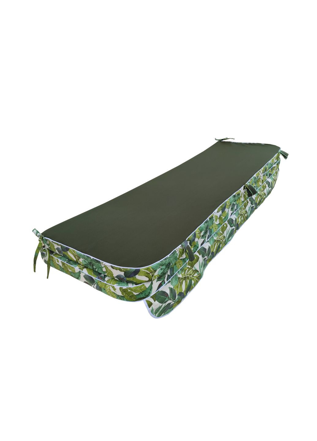 Комплект подушок до гойдалки ONA VERDE 180x110x6 з темнозеленим тентом 120х210 eGarden (279784283)
