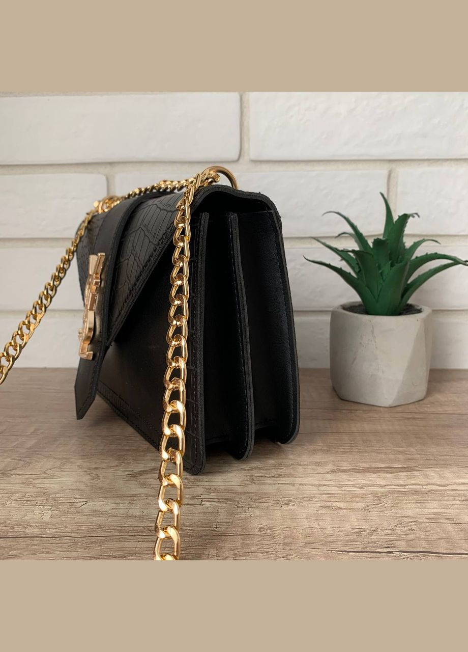 Женская сумочка Черный золото (1365ДКчз) No Brand сумка (341085605)