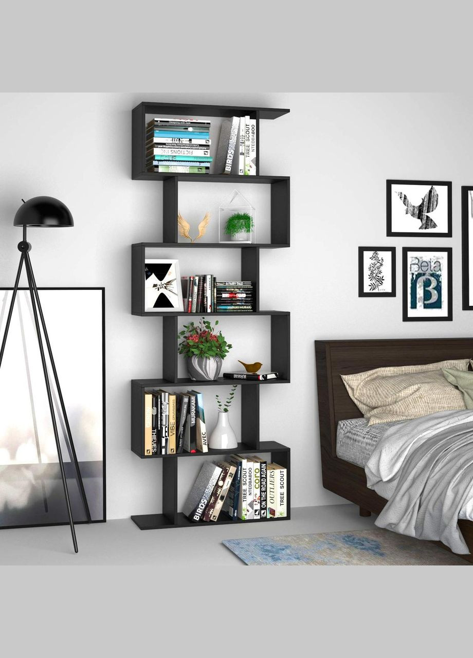 Полка для книг, стеллаж для дома, книжная полка, этажерка M-56 VAYS (372655625)