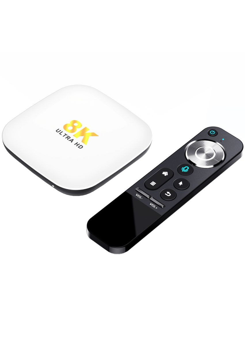 TV Медіаплеєр M2 2/16Gb/ Rockchip RK3528/ Android 13/ WiFi 2.4G+5G/BT 5.1/ білий H96 (361314346)