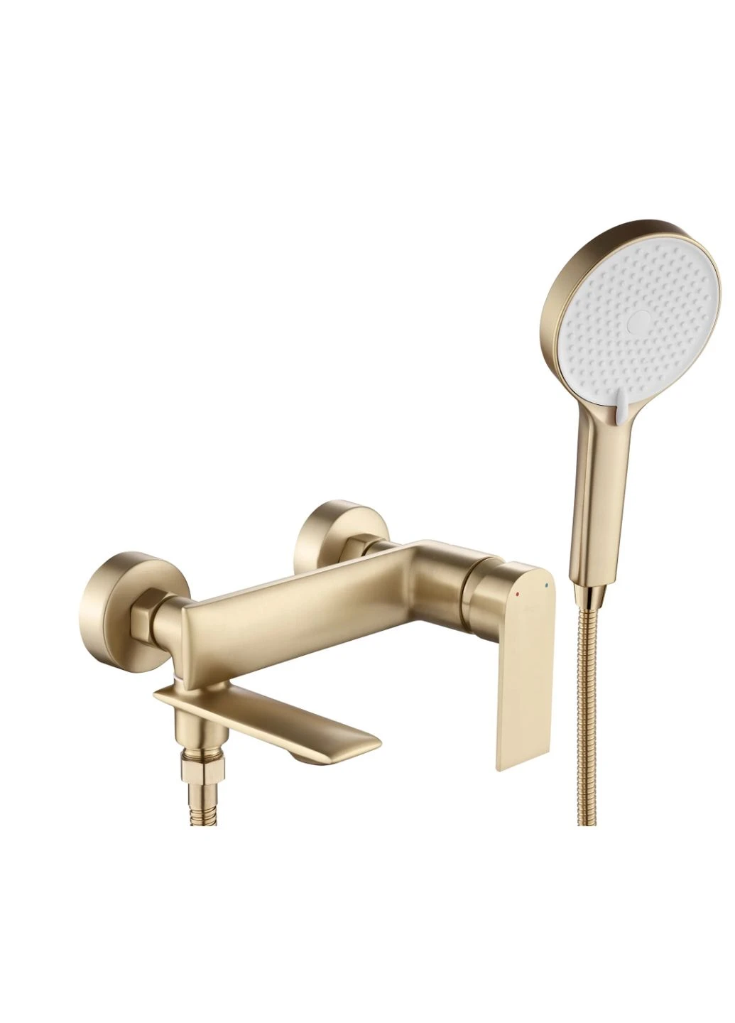 Смеситель для ванны VENETA BRUSHED GOLD с изливом Rea (376155647)