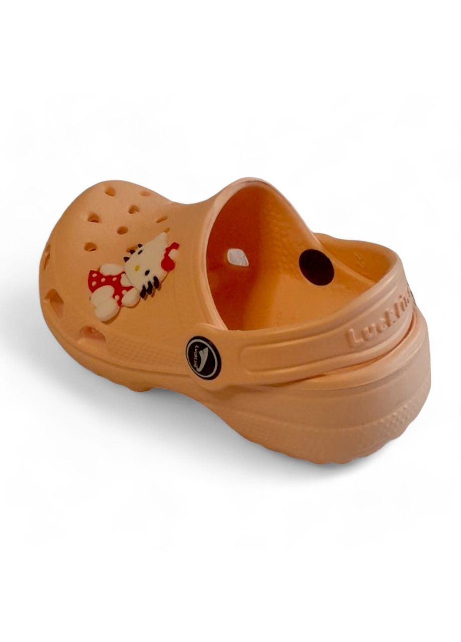 Крокси дитячі розмір (14см.) персикові Luck Line (319152511)