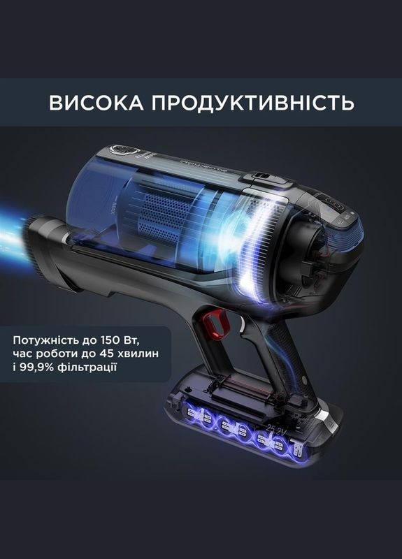 Акумуляторний пилосос X-Force Flex 12.60 Aqua RH98C0WO Rowenta (341491065)