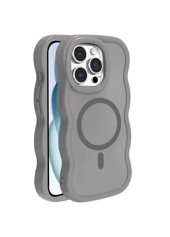 Чехол TPU+PC Undine MagSafe для Apple iPhone 13 Pro Max 6.7" серый No Brand (402070833)