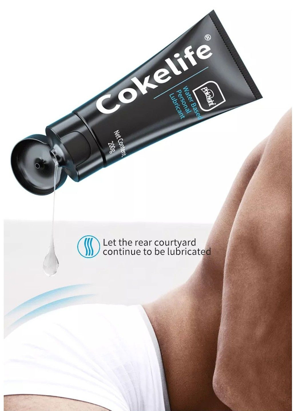 Гей – лубрикант на водній основі в тубі 200 мл. CokeLife (284279289)