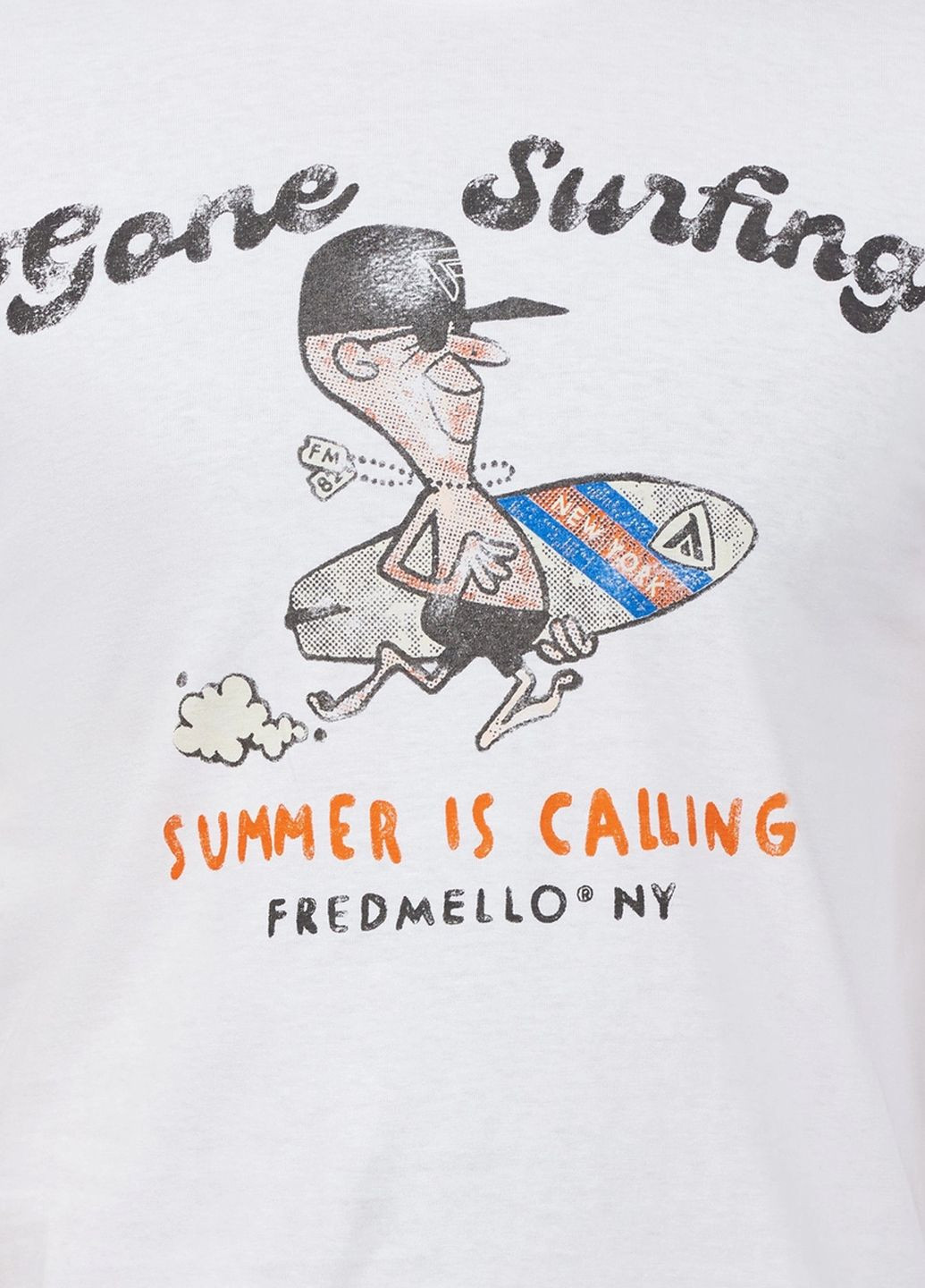 Біла футболка Fred Mello