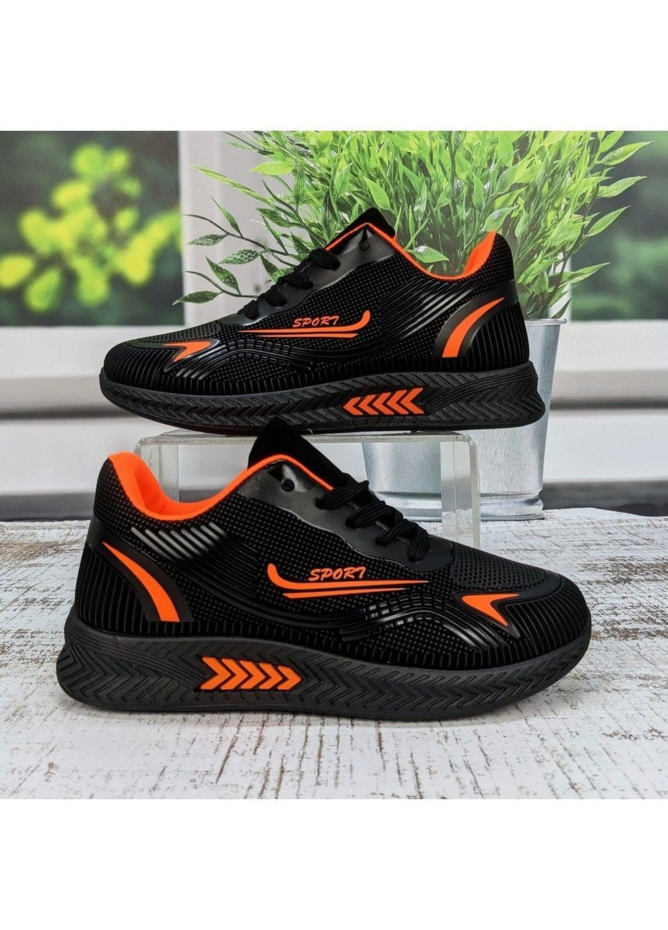 Черные демисезонные кроссовки подростковые Paliament