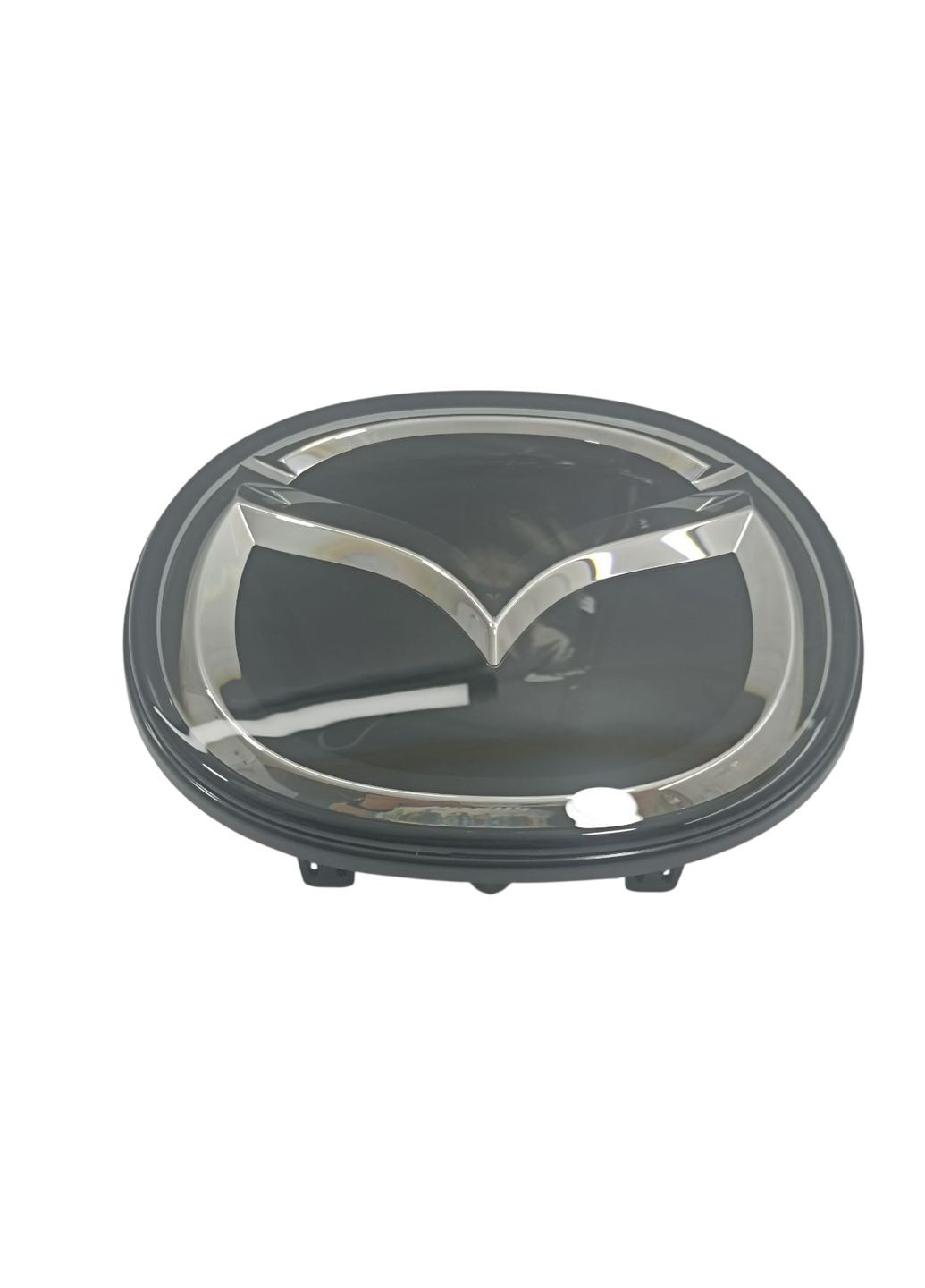 Емблема решітки 3 (2013-2016р) чорна+хром 117х95 мм під склом (на скотчі) Mazda (369610542)