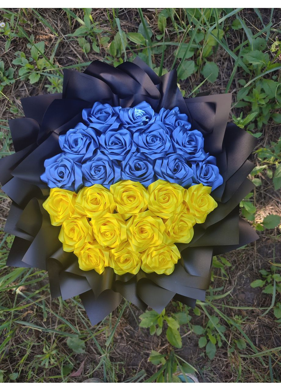 Букет из атласных лент No Brand (368672324)