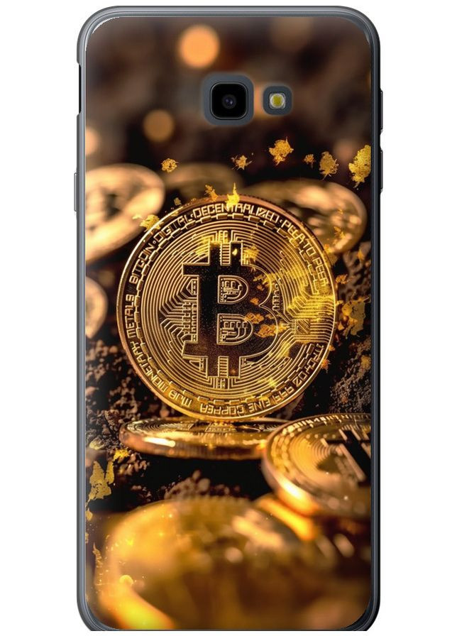 Силиконовый чехол 'Золотая лихорадка биткойна' для Endorphone Samsung Galaxy J4 Plus 2018 (336206808)