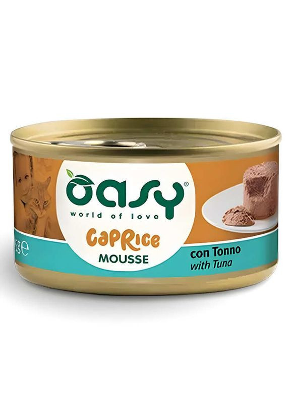 Caprice Adult Cat Mousse with Tuna - Консервированный корм с тунцом для взрослых кошек - 85 г Oasy (371403861)