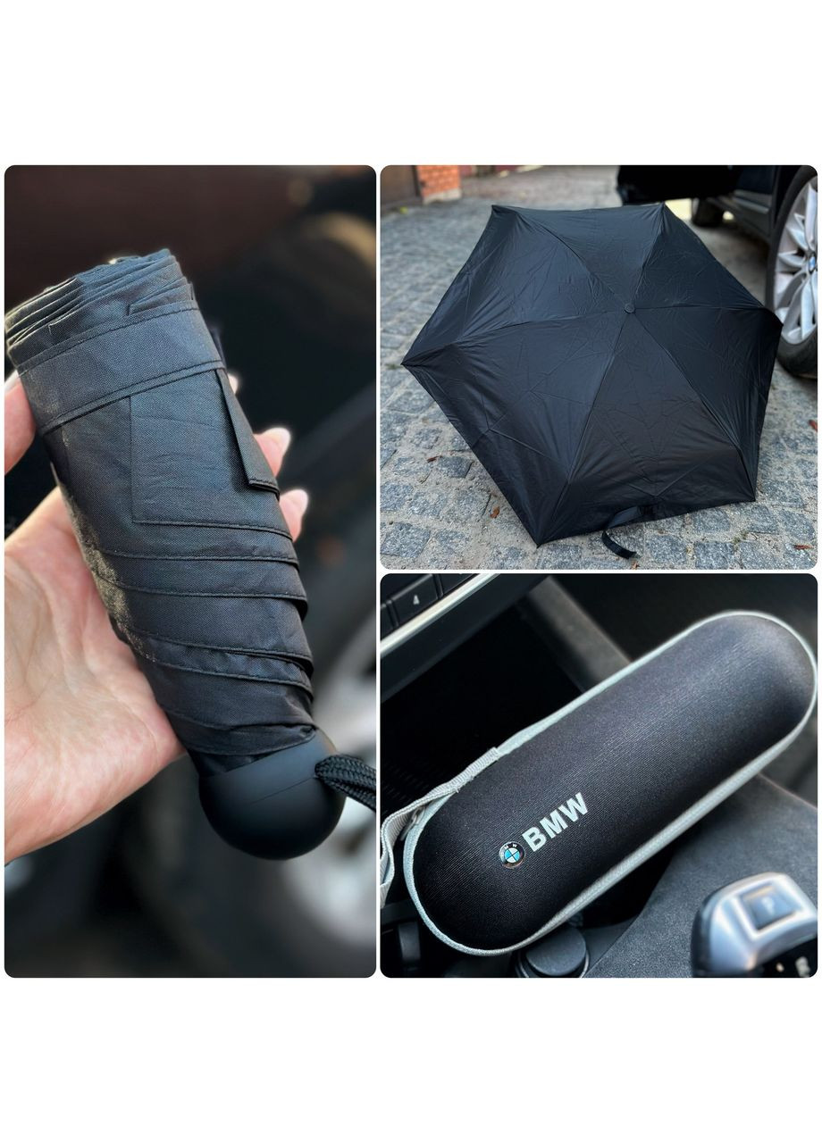 Комбинированный компактный зонтик с логотипом в чехле BMW (345120872)