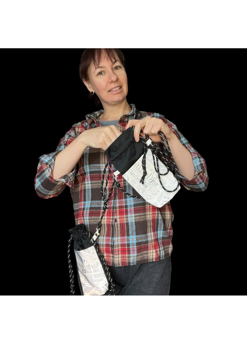 Сумочка чехол для телефона со светоотражающим карманом Svitashka No Brand (303434755)