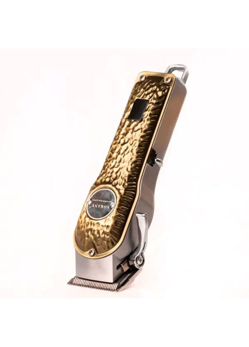 Машинка для стрижки SK-LF-9976 акумуляторна з 4 насадками та USB золото Sokany (351431589)