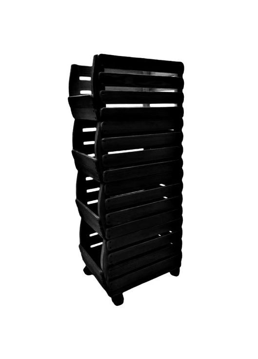 Стеллаж для овощей и фруктов из дерева Астрия 430 венге (ЯХТ-439312) No Brand (327847385)