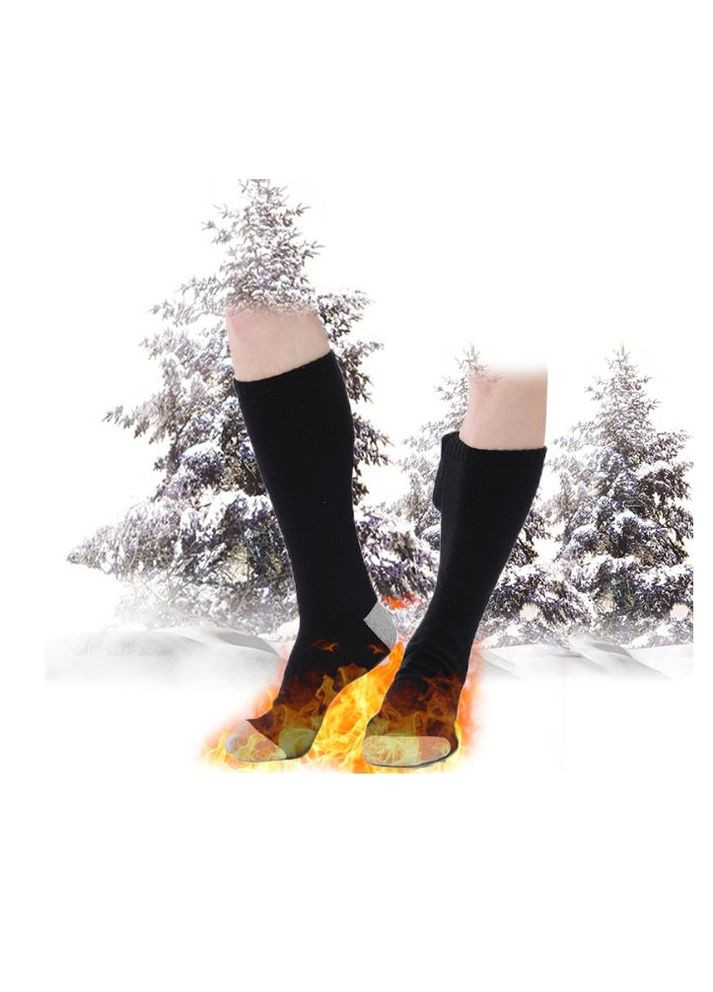 Носки с подогревом зимние 36-46 размер 4000 mAh черный (М84000227) YNT (317045297)