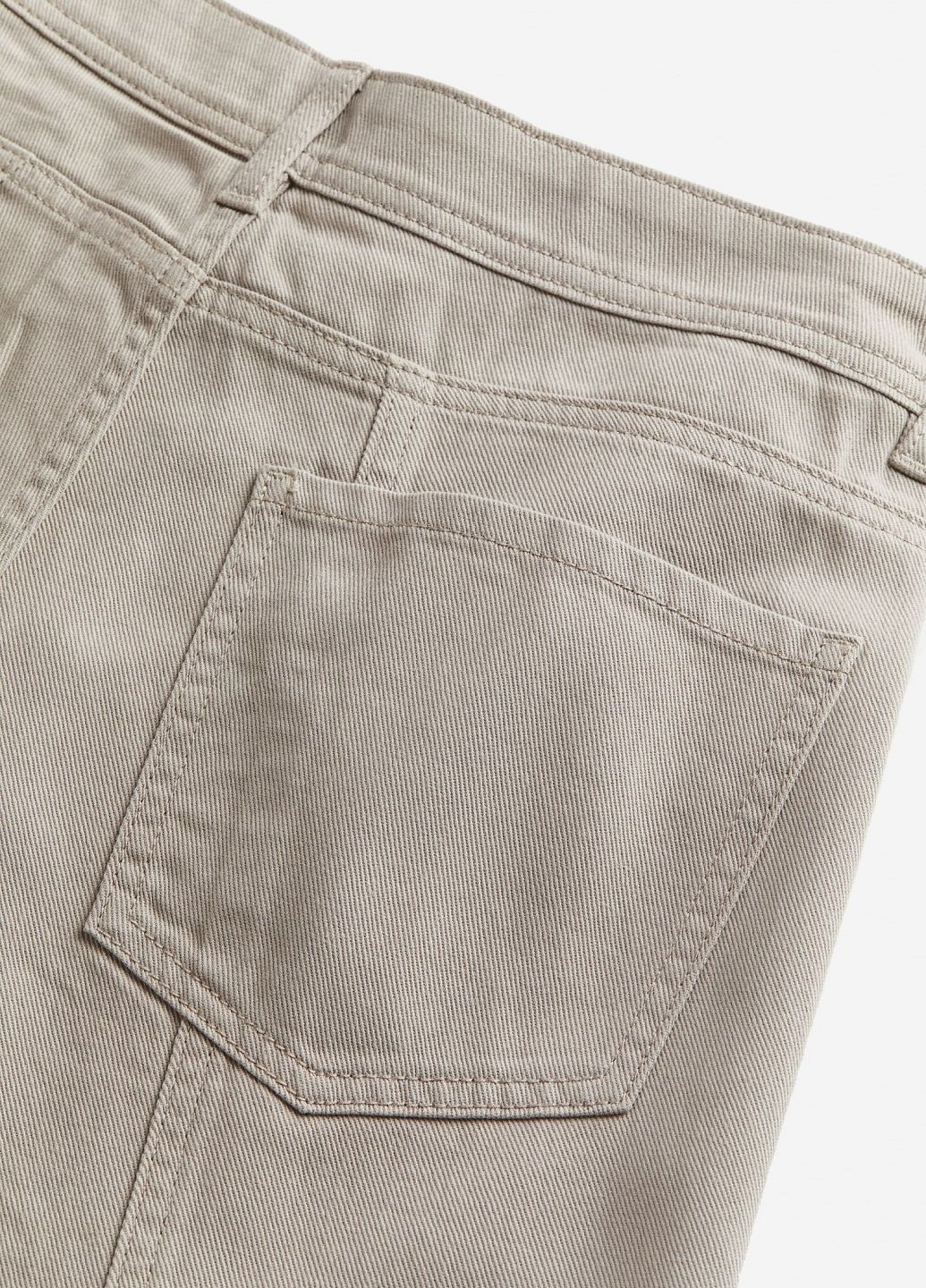 Светло-серые джинсовые демисезонные брюки H&M