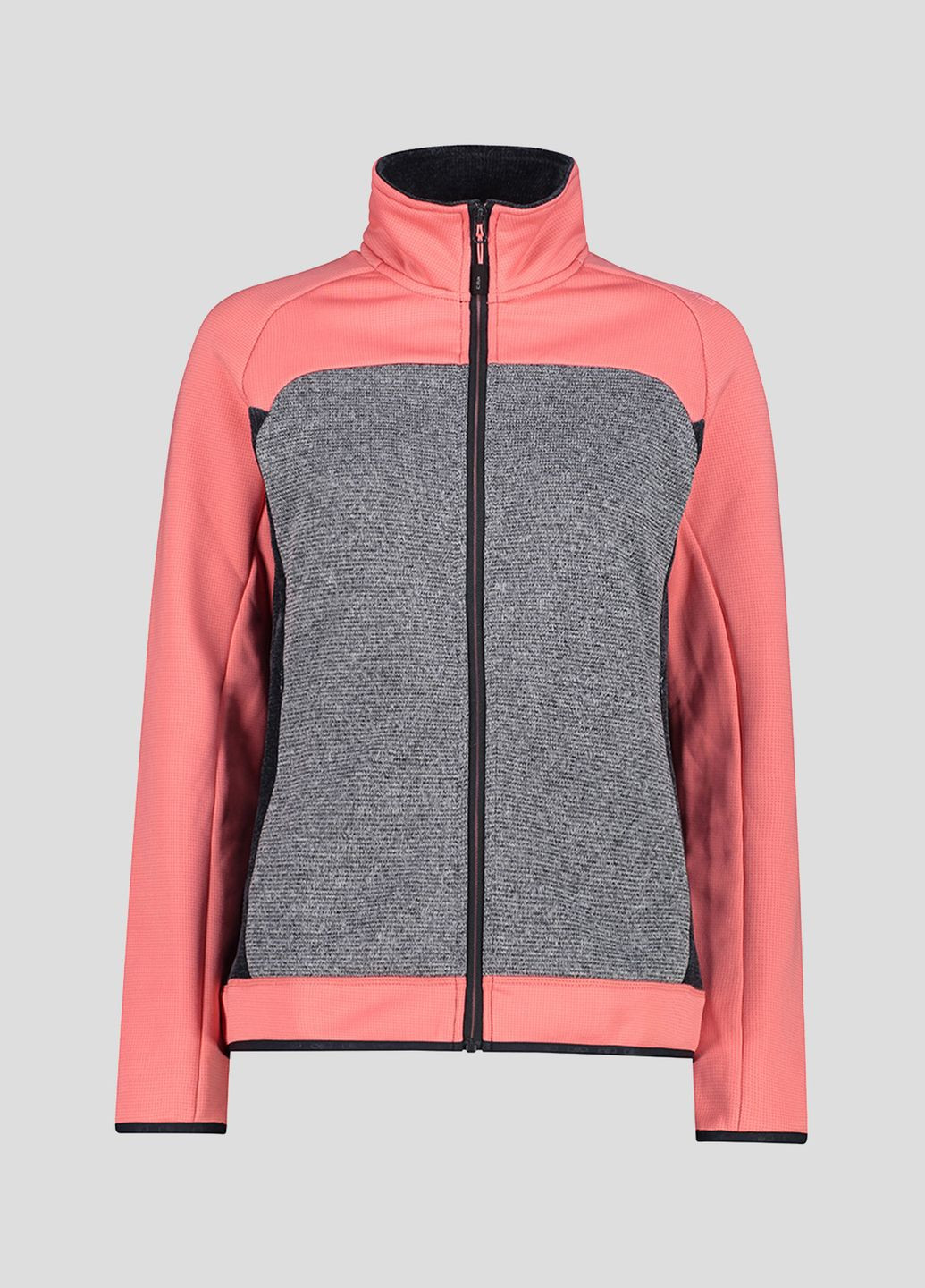 Розово-серая спортивная кофта Woman Jacket CMP (264307361)
