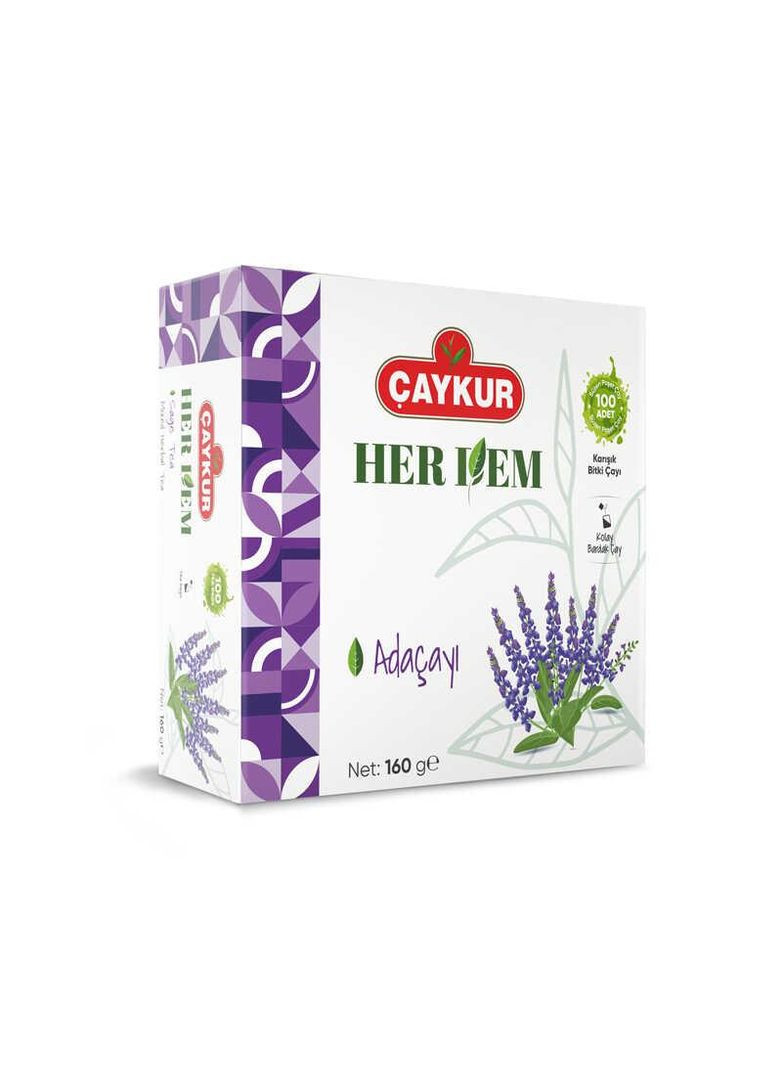 Турецький чай Herdem Шавлія 100 пакетів 160 г (014129) Caykur (333834832)