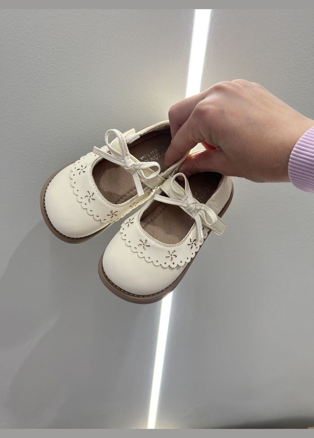 Легенькі святкові туфельки на липучці Luck Line (341530461)