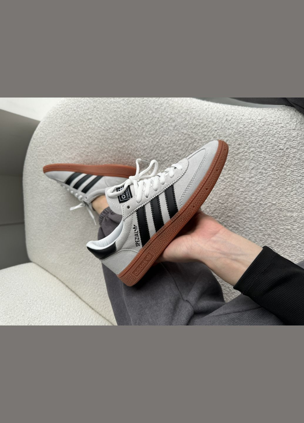 Кросівки жіночі і чоловічі Adidas Spezial Handball grey | Адідас Спеціал сірі No Brand сірі демісезони (316507753)