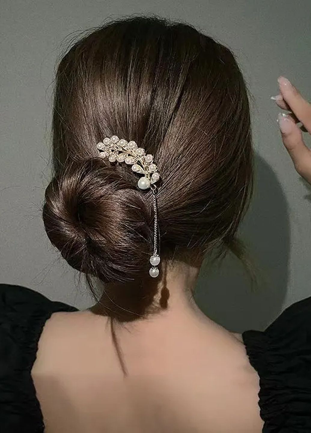 Заколка U-подібна палочка "Shine" з підвісками, 10х5,5 см Анна Ясеницька (313862887)