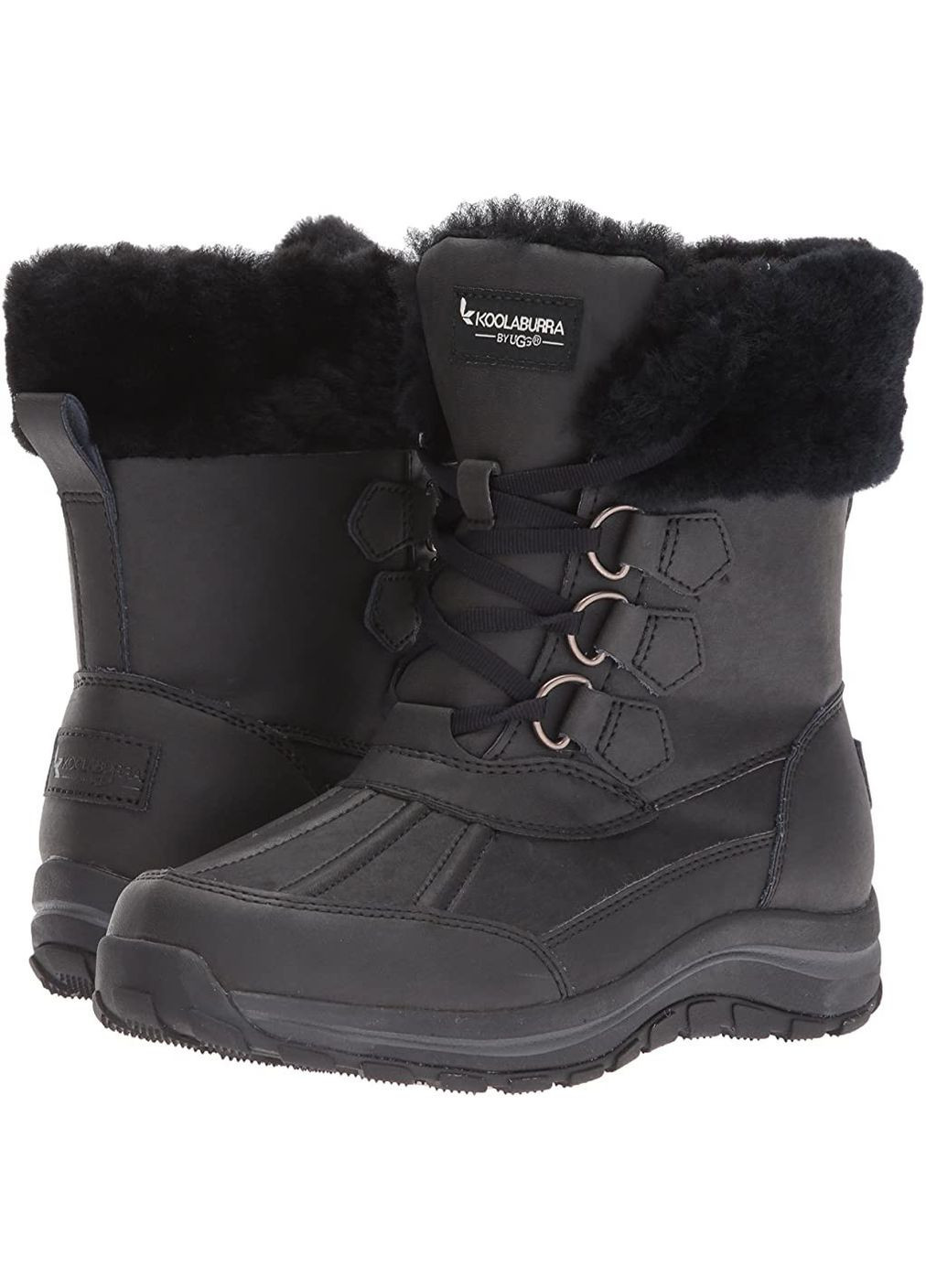 Уги жіночі черевики by UGG Neda 1018845 чорні 38.5р. (устілка 23 см) Koolaburra slim fit (368854653)