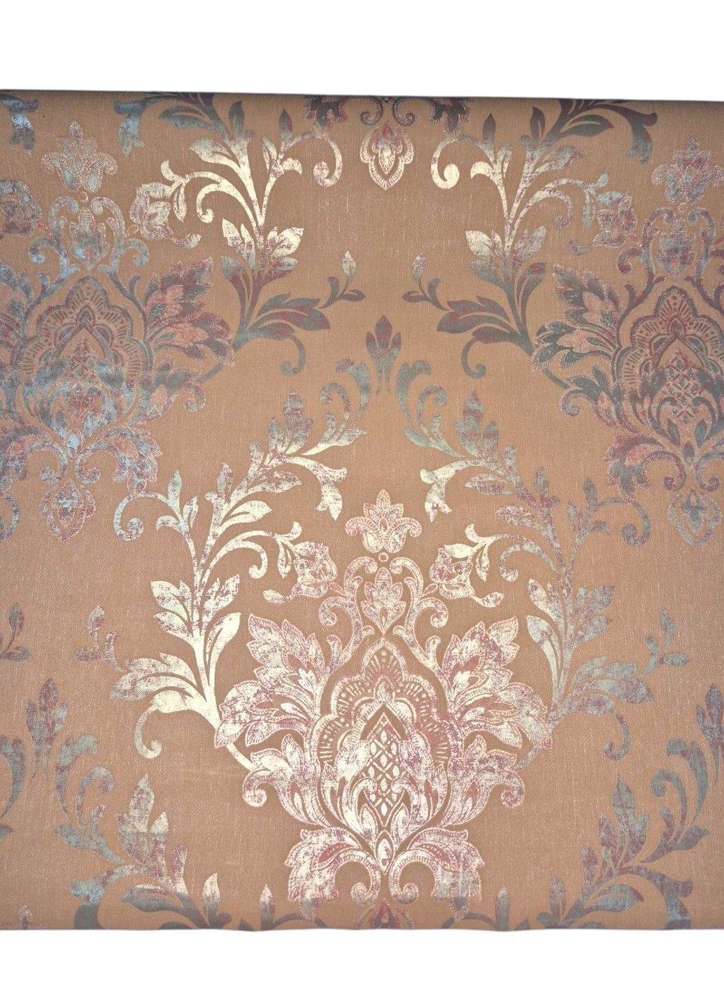 Обои виниловые 10.05 × 1.06 м 31522, терракотовые для гостиной, кабинета, кафе, прихожей MARBURG (339111182)