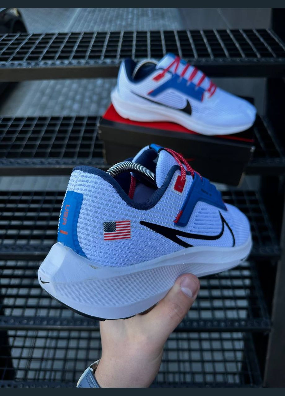 Белые всесезонные мужские кроссовки No Brand