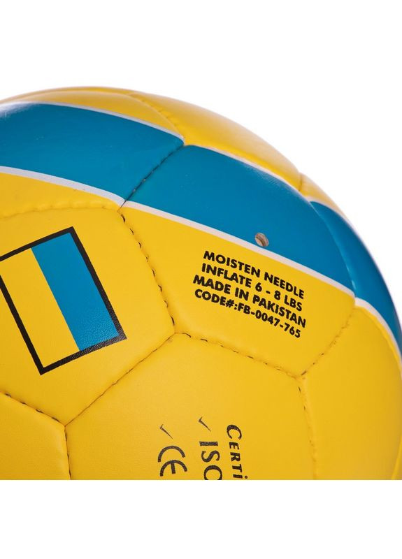 Мяч футбольный UKRAINE FB-0047-765 No5 PU желтый Ballonstar (363023539)