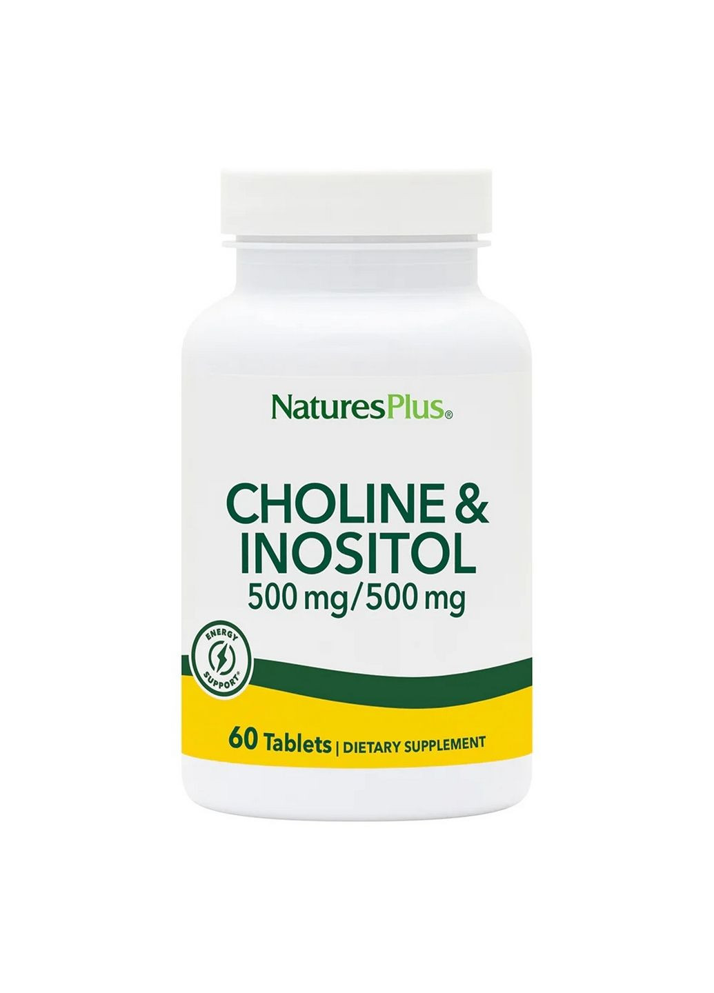 Вітаміни та мінерали Choline and Inositol, 60 таблеток Natures Plus (293482298)