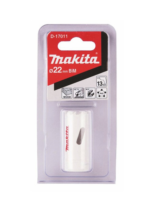 Коронка HSS-Bi-Metal D-17011 (22 мм) корончасте свердло (6827) Makita (295036617)