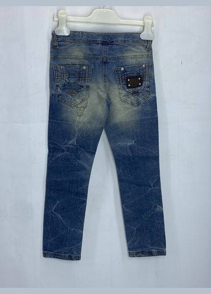 Голубые летние зауженные джинсы D&G