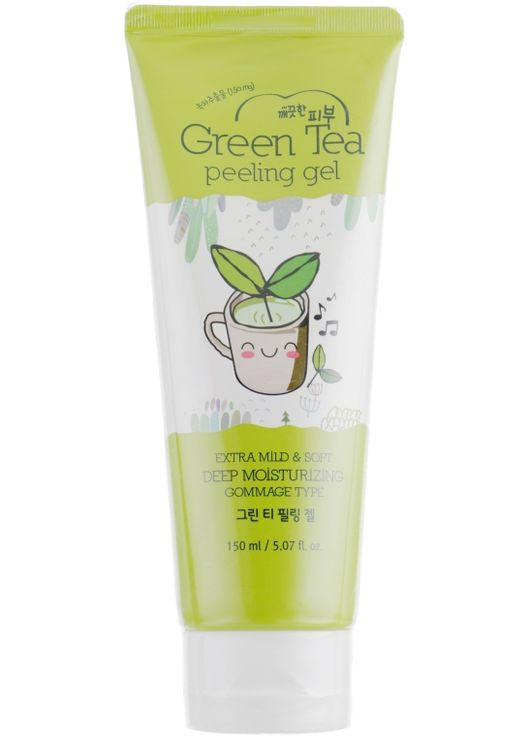 Гель-пилинг для лица с эстрактом зеленого чая Green Tea Peeling Gel 150ml (559093-3583) Esfolio (368614566)
