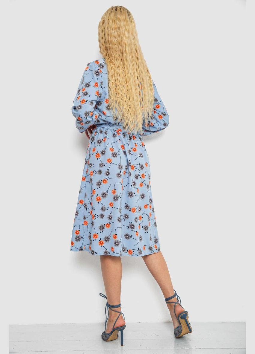 Синя повсякденний сукня рисунок софт Sport Line з малюнком