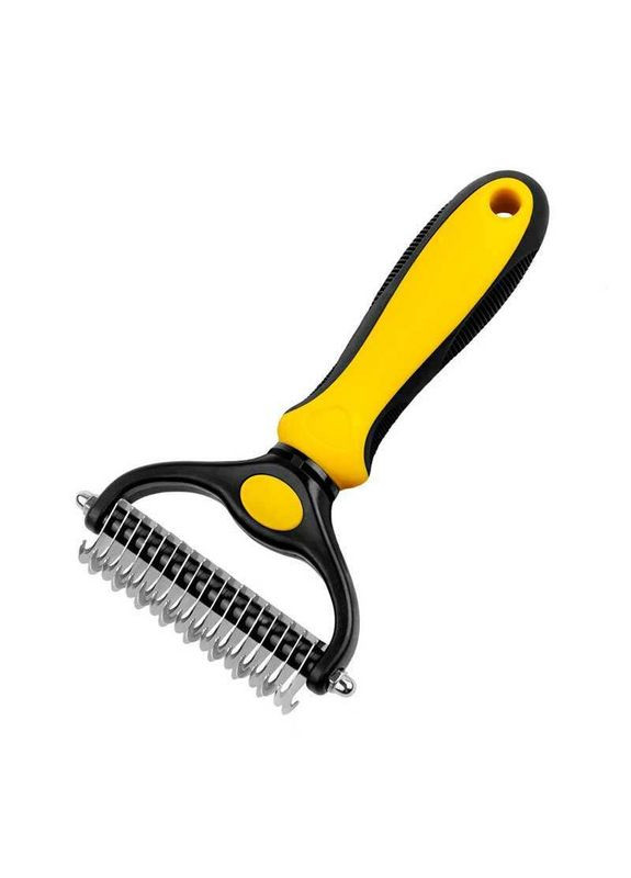 Ковтуноріз двосторонній для собак та котів 20х10 см BronzeDog (338378131)