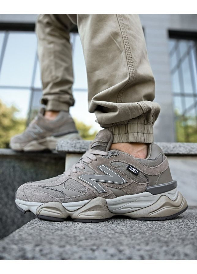 Сірі Осінні кросівки 9060 grey New Balance
